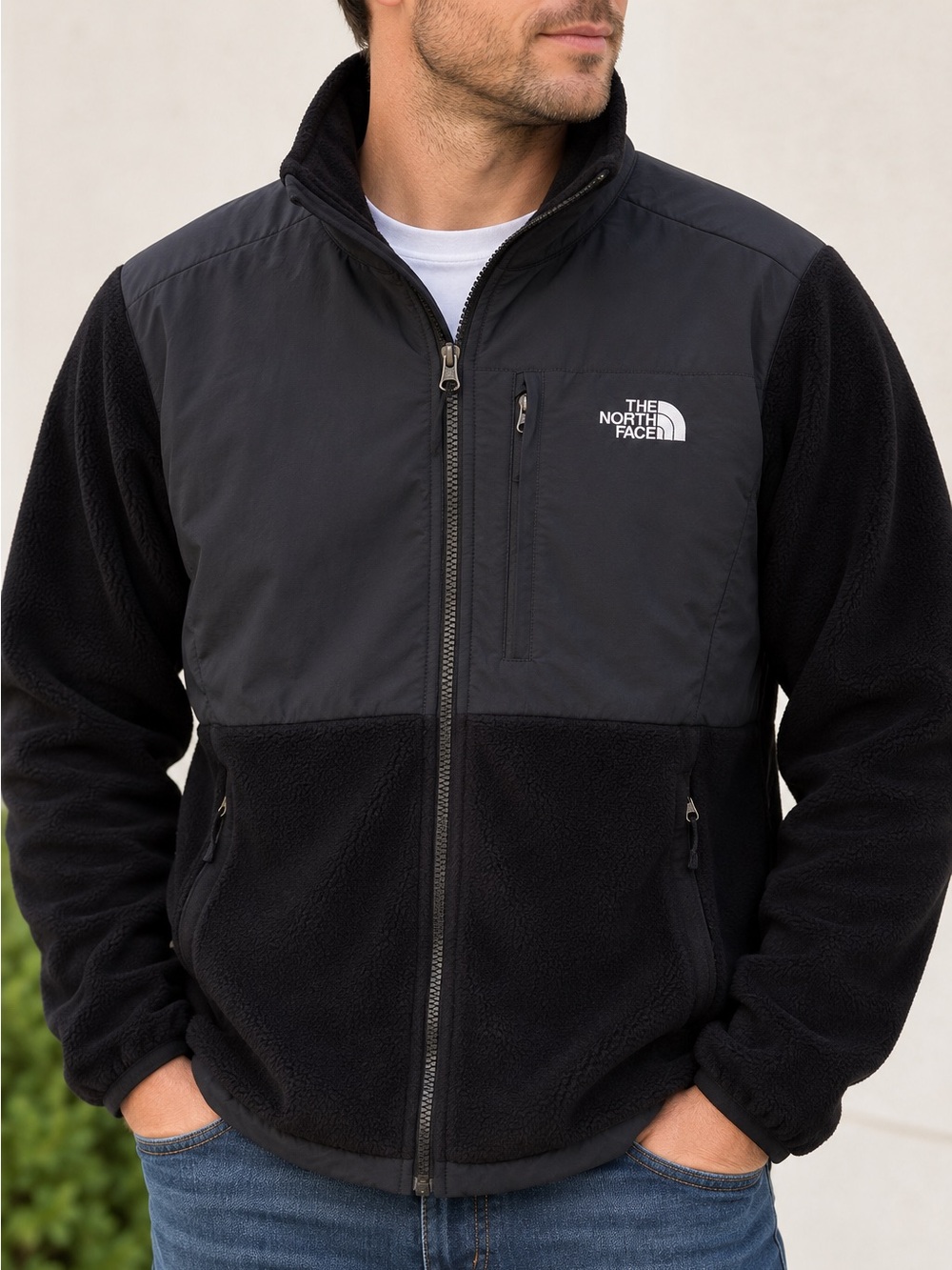 The North Face Polartec Fleece Jacket Black Men’s XL Full Zip